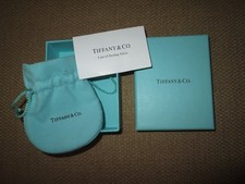 TIFFANY CO. Packaging Empty Blue Jewelry Gift Box Pouch
