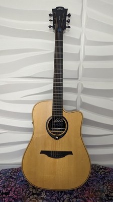 NEW Lag Guitar Tramontane HyVibe THV30DCE Dreadnought Acoustic-Electric Guitar