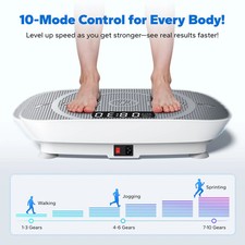 Vibration Plate Quiet Body Shaker Massager Exercise Machine for Home Fitness