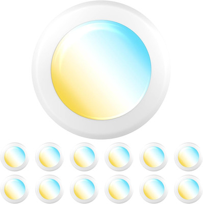 Sunco 12 Pack LED Disc Lights Ceiling 6 Inch, Flush Mount Disk Light, Recessed C
