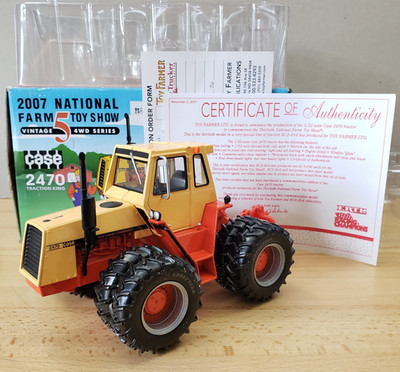 Ertl Toy Farmer Case 2470 Traction King Tractor 2007 National Farm Toy Show 1:32