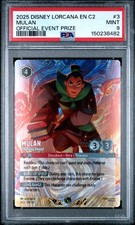 2025 DISNEY LORCANA EN C2-LORCANA CHALLENGE PROMO MULAN - CHARGING AHEAD PSA 9