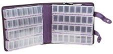 Bead Organizer, Locking Compartments, Clear Plastic Storage Containers for Bu...