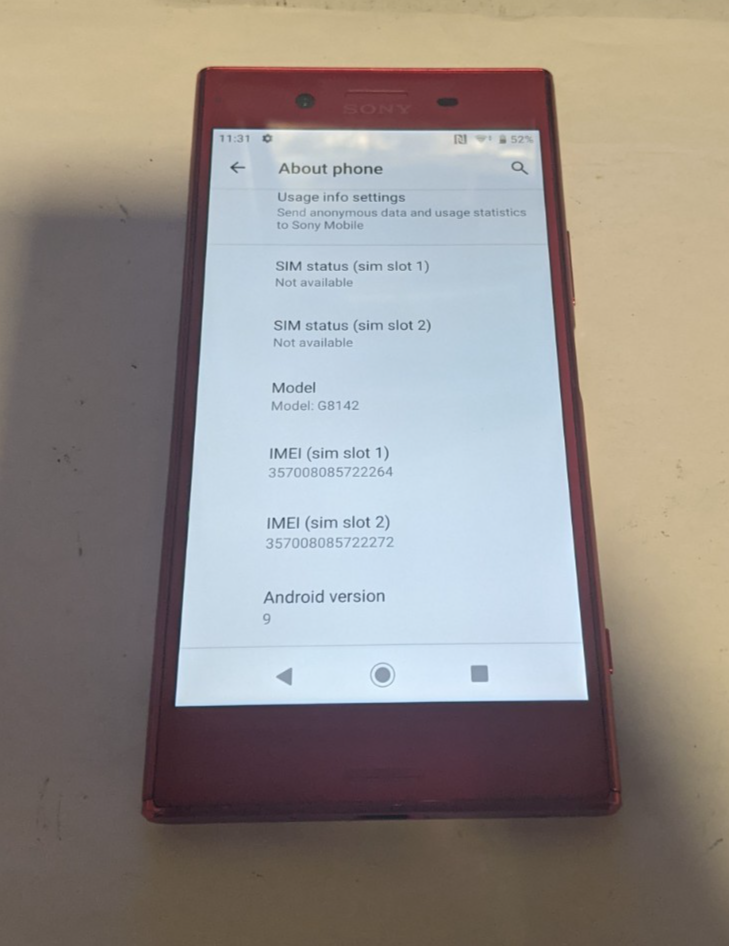 Sony Xperia XZ Premium 64GB(G8142) Red (Dual Sim Unlocked
