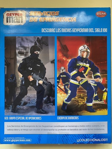 Geyperman Servicios De Emergencia Policía GEO Juguetes Colección Bizak NUEVO - Imagen 2 de 6