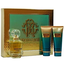ROBERTO CAVALLI PARADISO 3PC GIFT SET EAU DE PARFUM SPRAY 75ML (NIB-777182)