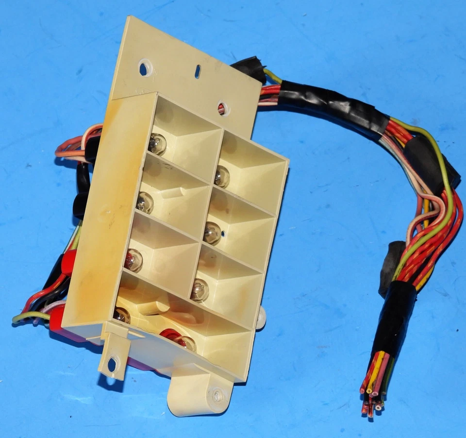 1972 1973 1974 1975 1976 Lincoln Mark IV OEM panel de instrumentos luces de advertencia conjunto Foto 3 de 4