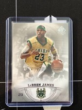 2013-14 Upper Deck SP Authentic Lebron James Basketball St. Vincent St. Mary #14