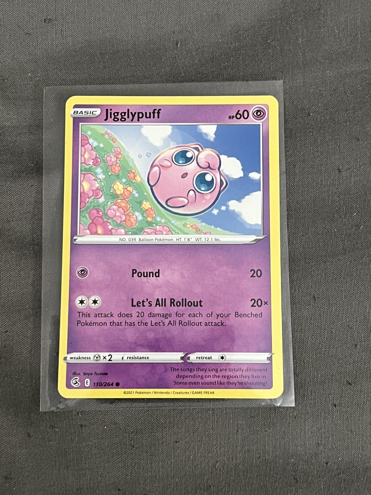 Jigglypuff Fusion Strike 110/264-Mint