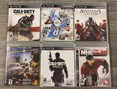 PlayStation3 、PS3 Sony PlayStation 3 PS3 Slim 320 GB Black Console With 6