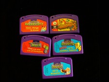 LOT Of 5 Leapfrog Leap Start Learning Game Cartridges, Vocabulary  Math various