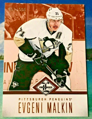 2012 PANINI LEAF LIMITED #51/299 EVGENI MALKIN #150
