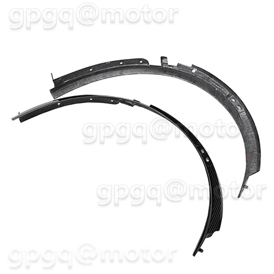 For Corvette C7 Z06 GS ZR1 2014-2019 Carbon Fiber Front Wheel Trim Fender Flare - Image 4 of 4