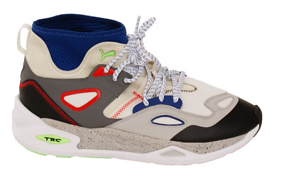 Puma Men's 10.5  Gray Blue TRC Blaze Mid Athletic Shoes