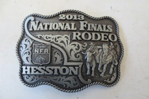 2013 Hesston National Finals Rodeo Adult Belt Buckle Wrangler Series