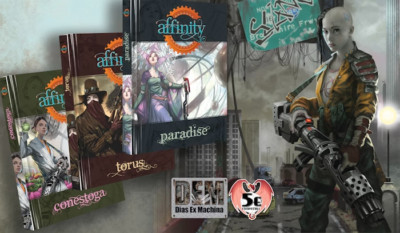 Affinity, 3 Book set sci-fi/fantasy campaign for (5E) Conestoga +Paradise+Torus