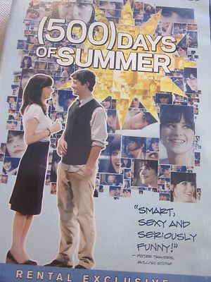 500 (500) Days of Summer Comedy Movie DVD Zooey Deschanel Joseph  Gordon-Levitt 24543634621|