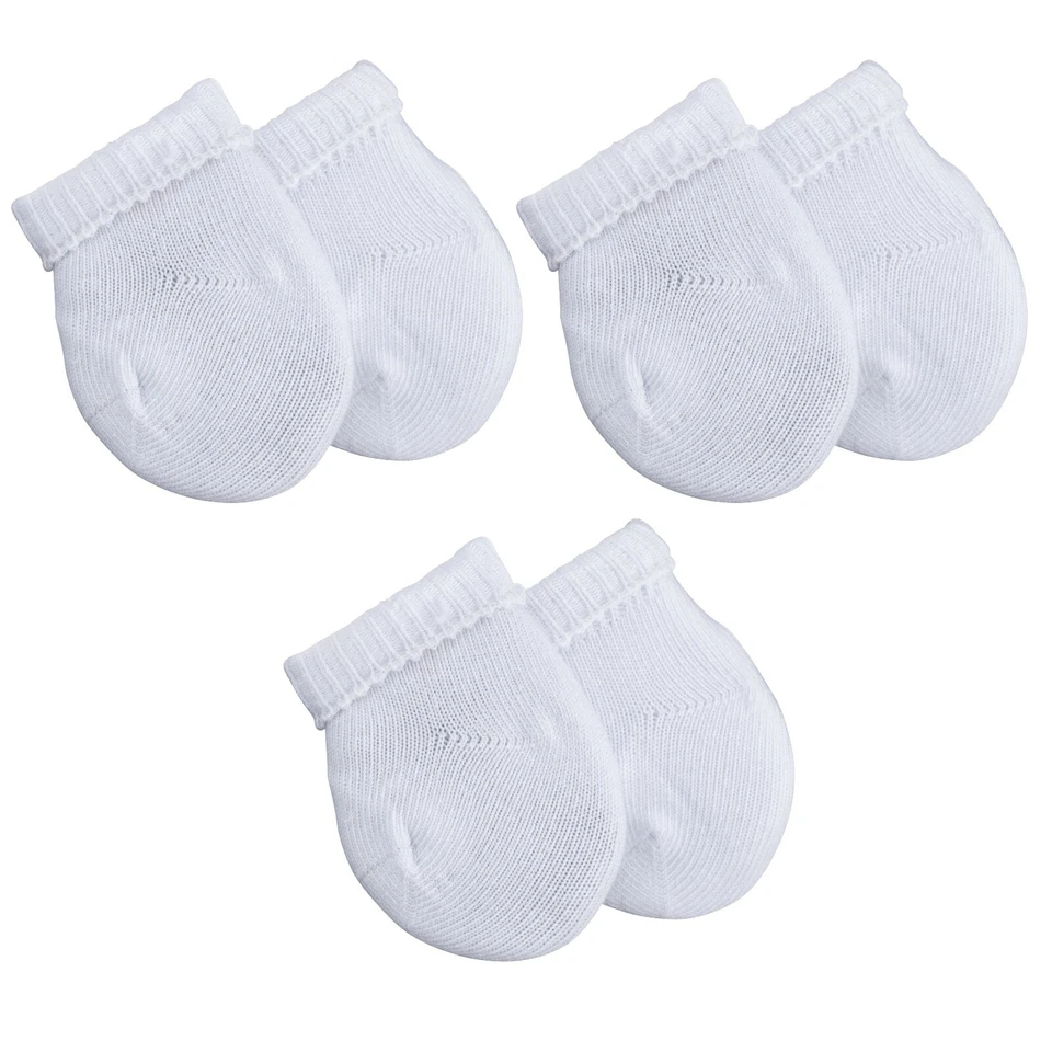 Stay-on Adjustable Preemie Socks – 3 Pairs Cotton Socks with Cuff - Image 4 of 4