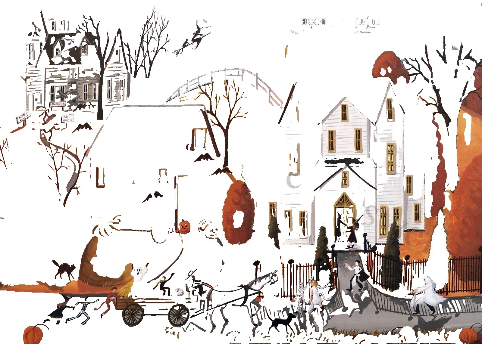 Disfraces impresiones de arte en miniatura