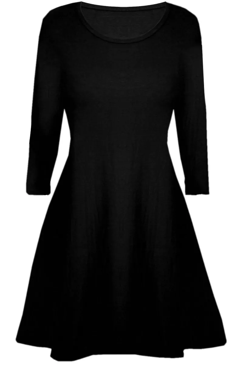 plain black dress