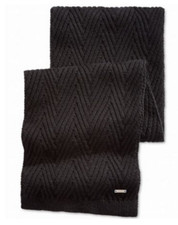  65 Ryan Seacrest Unisex Men Black Solid Warm Casual Winter Acrylic Scarf Shawl