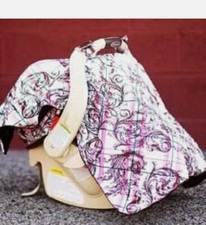 Infant Carseat Canopy  100 Cotton w/Fuzzy Soft Underside  NWOT  NIP