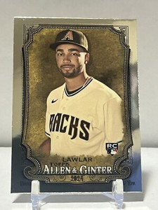 2024 TOPPS ALLEN & GINTER JORDAN LAWLAR CHROME RC PARALLEL #99 DIAMONDBACKS!
