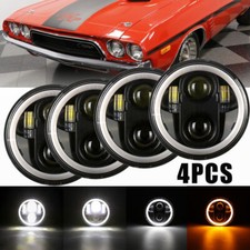 4pcs H5001 H5006 5.75 5-34 Inch Led Projector Headlight For Ford Dodge Dart