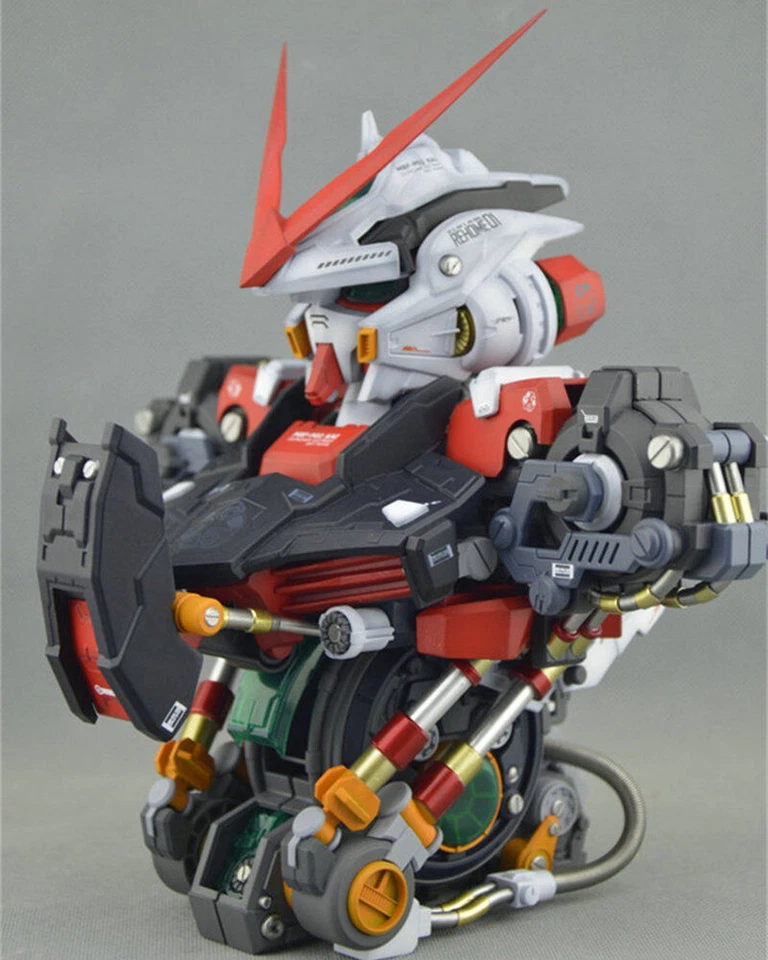 Hot Model 1/35 MBF-P02 ASTRAY Red Frame Bust Head Figures+LED Unit H23cm - Image 4 of 4