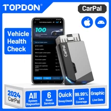 2025 NEW ！Portable Car Diagnostic Tool TOPDON CarPal -E Full System OBD2 Scanner