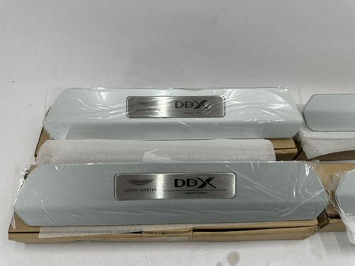 20-22 Aston Martin DBX Door Sill Scuff Plates Door Aluminum Set Billet F R OEM - Picture 5 of 12