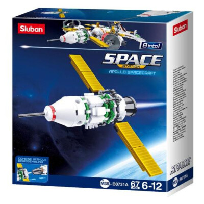 Sluban M38-B0731A - Space Station Raumkapsel Apollo