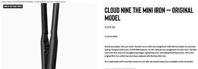 CLOUD NINE The Mini Iron - Originalmodell **NEU**