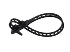 10 x soft flexible ties plant ties cable ties 7x180mm black