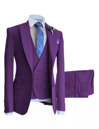Men’s Suit 3 Piece White Meeting Party Wedding Business Formal Occasions - Picture 35 of 44