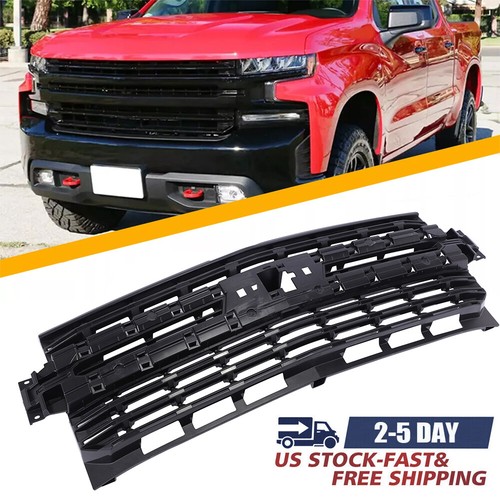 Chrome Upper Front Bumper Grille For Chevy Silverado 1500 2016-2018 - JX