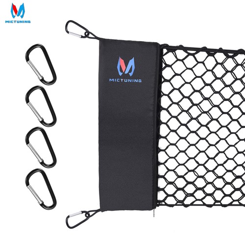Truck Bed Net Pickup Cargo Net Rear Car Trunk, Elastic Stretchable Nylon Mesh US - Picture 20 of 24