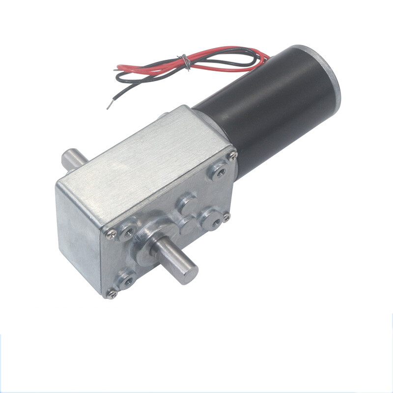 5840-31ZY DC 12V/24V Turbo Worm Geared Motor Dual Shaft Self