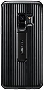 Samsung Galaxy S9+ Rugged Military Grade Protective Case with Kickstand, Black