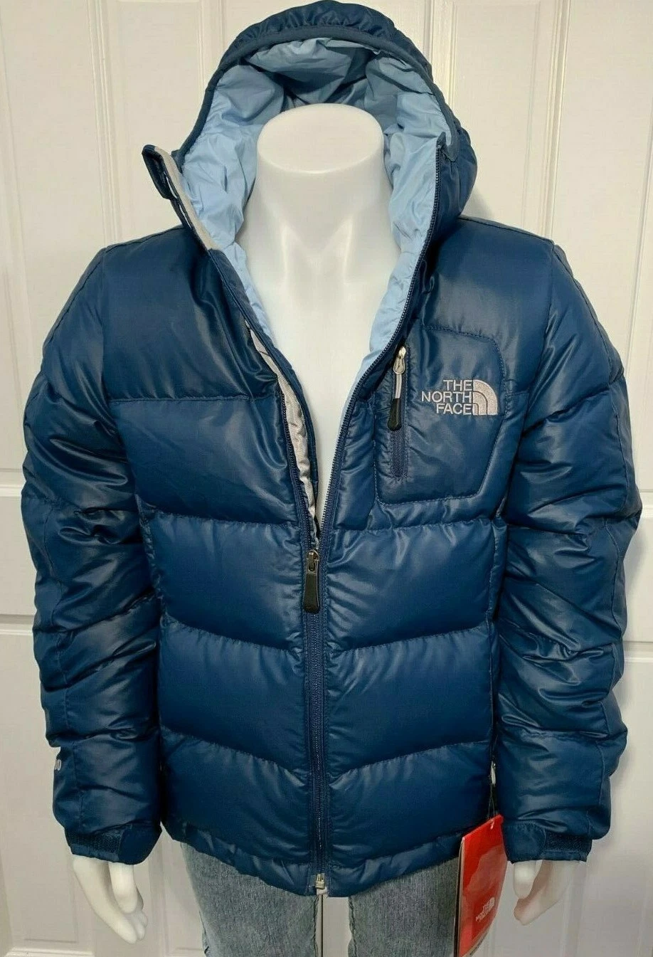 NORTH FACE - Blue, Down "Tahoe Hoody" Jacket - LAST ONE LEFT! Warm Winter Jacket