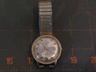 Vintage Timex Watch Gold Tone Round White Dial Date Manual Wind For Repair