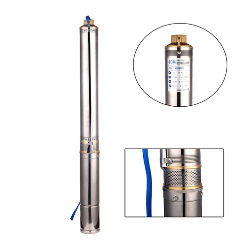 SHYLIYU 4 Inch 1HP Deep Well Pump Submersible Water Pump for Home 110V/60Hz 750W - Picture 4 of 10
