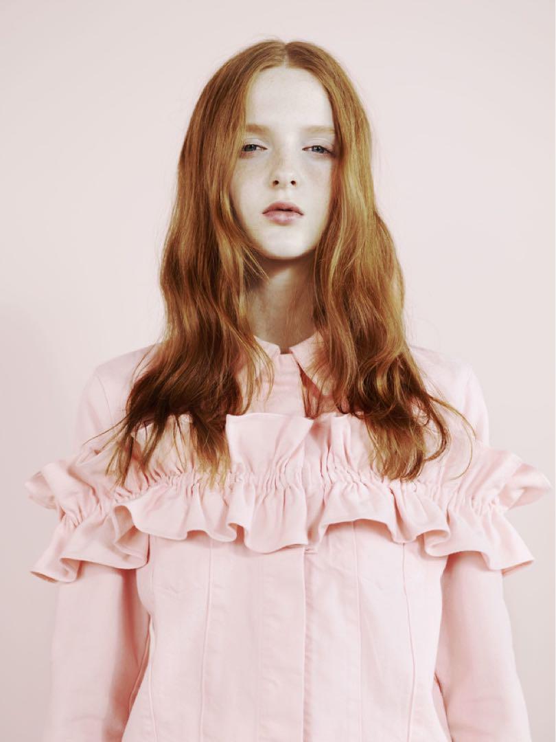 [値下げしました]Simone Rocha×J BRAND フリル付きジャケット 値下げしました]Simone Rocha×J BRAND フリル付きジャケット