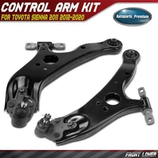 2x Front Lower Control Arm with Ball Joint for Toyota Sienna 2011 2012 2013-2020