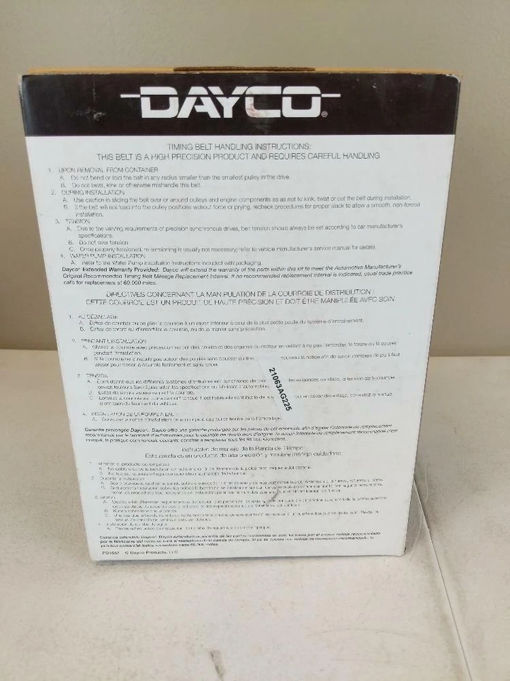 Kit de bomba de agua con correa de distribución Dayco - (WP245K1A) Foto 2 de 4