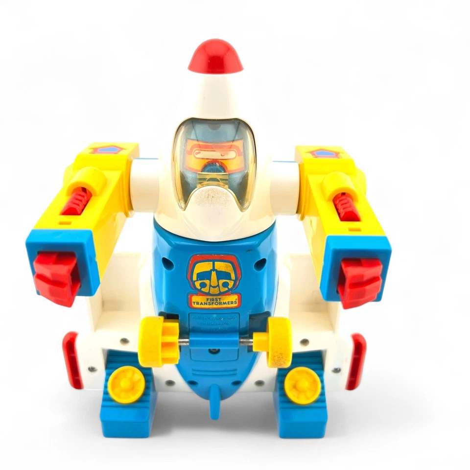 Playskool Toys My First Transformers Jet-Kun Plane Jet Airplane Vtg 1986 Takara - Image 3 of 4