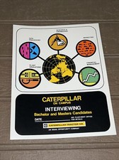 Vintage CAT Flyer - On Campus Interview Engin...
