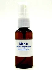 Sandalwood Musk Dry Oil Men's Cologne Body Spray Fragrance 1  oz One Bottle