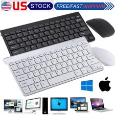 Mini Wireless Keyboard And Mouse Set Waterproof 2.4G For Mac Apple PC Computer
