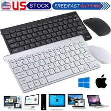 Mini Wireless Keyboard And Mouse Set Waterproof 2.4G For Mac Apple PC Computer